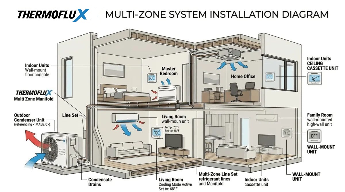 thermoflux heat pump multi zone