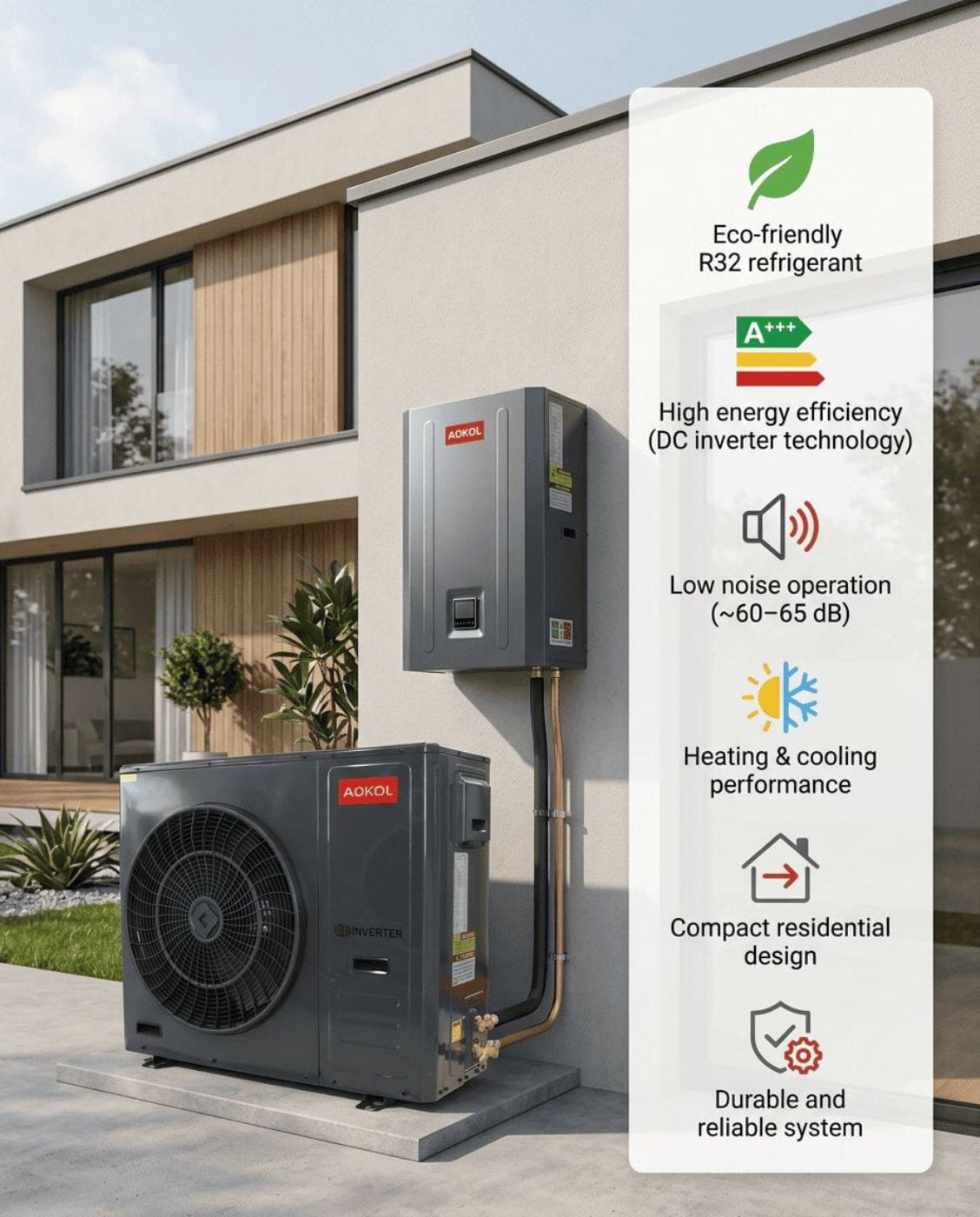 Why Choose AOKOL ASH-35 Heat Pump?