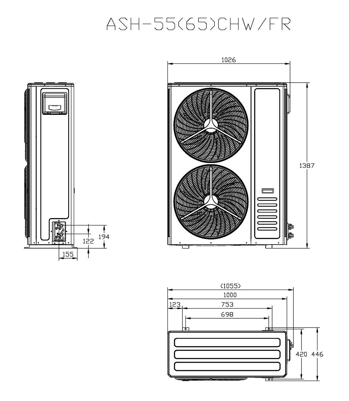 AOKOL outdoor unite 55